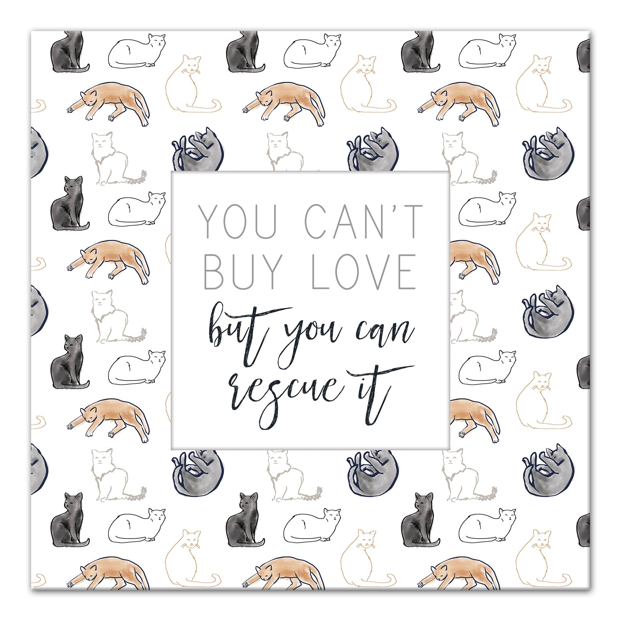 Rescue Dog Canvas Wall Art